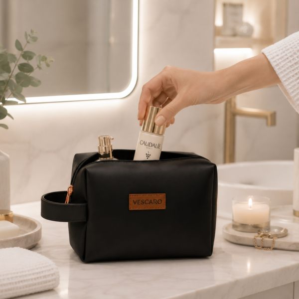 VESCARO Cosmetic Pouch (Black)