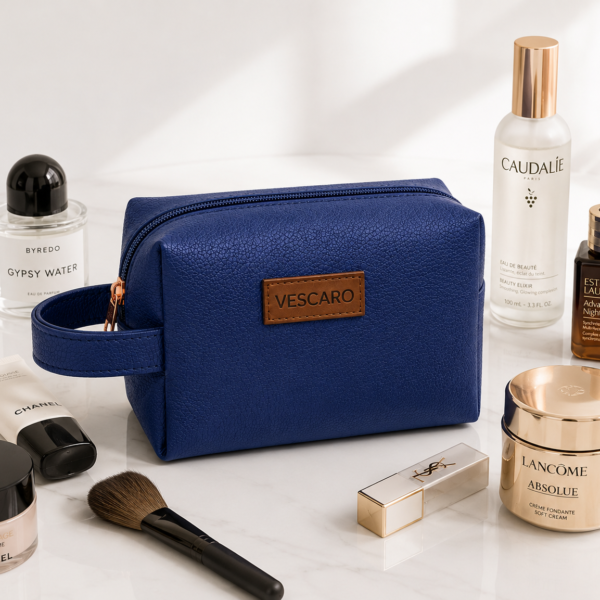 VESCARO Cosmetic Pouch (Blue)