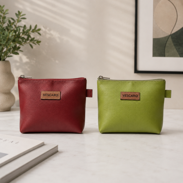VESCARO Cosmetic Makeup Pouches combo of 2