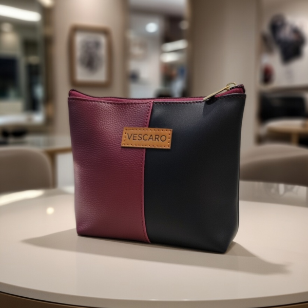 VESCARO Medium Designer Pouch Cosmetic Bag